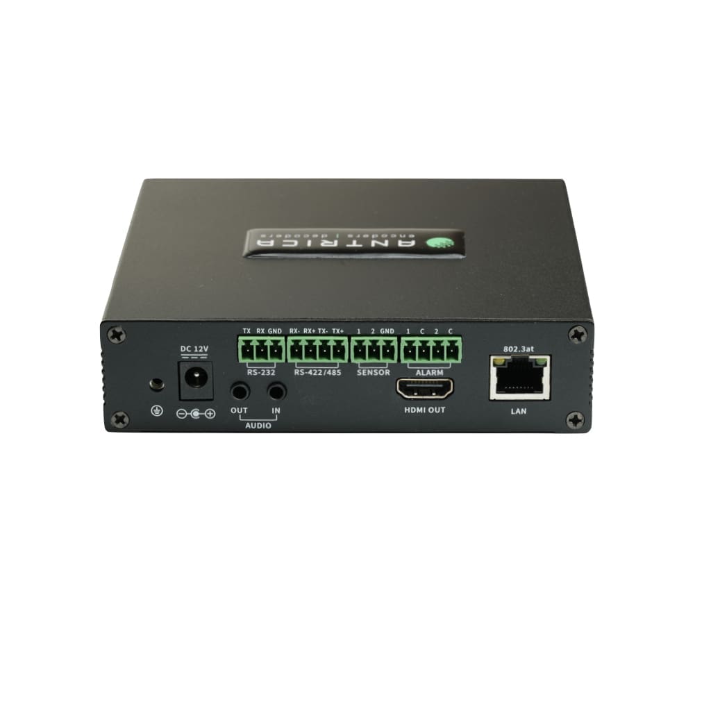 ANT-36100 POWERFUL 4KP60 / 4 X HDP60 H.265 ONVIF DECODER | Antrica